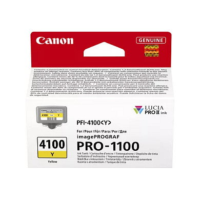 Canon PFI-4100 Amarillo Cartucho de Tinta de 80 ml