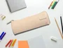 Liderpapel Estuche portatodo Classic cilíndrico ancho crema
