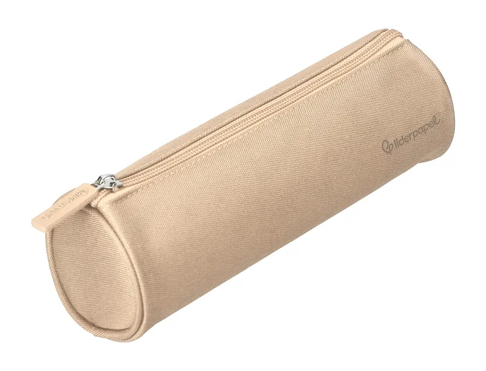 Liderpapel Estuche portatodo Classic cilíndrico ancho crema Liderpapel Estuche portatodo Classic cilíndrico ancho crema