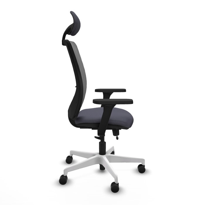 PIQUERAS Y CRESPO Silla de oficina Zulema con mecanismo Sincro/Traslack, Gris