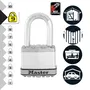 Master Lock Juego de 3 candados M5eurtrilf - Muy Alta Seguridad - Acero Templado - Uso Exterior