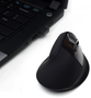 EWENT Ratón Vertical Ergonómico EW3158 Inalámbrico 1600 DPI Negro