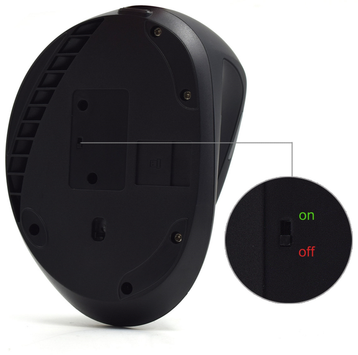 EWENT Ratón Vertical Ergonómico EW3158 Inalámbrico 1600 DPI Negro EWENT Ratón Vertical Ergonómico EW3158 Inalámbrico 1600 DPI Negro