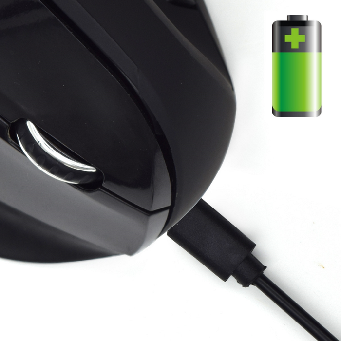 EWENT Ratón Vertical Ergonómico EW3158 Inalámbrico 1600 DPI Negro EWENT Ratón Vertical Ergonómico EW3158 Inalámbrico 1600 DPI Negro