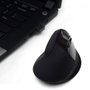 EWENT Ratón Vertical Ergonómico EW3158 Inalámbrico 1600 DPI Negro