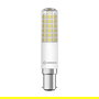 OSRAM LED SPECIAL T 8W E27 Claro B15d Regulable - Bombilla LED TSLIM 75 DI, 8W (Equivalente 75W), 1055 lm, Blanco Cálido 2700K, Base BA15d, 15000h