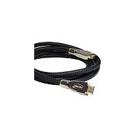 PYTHON Series Cable HDMI® 2.0 4K2K con revestimiento de nailon negro, 1,5 m