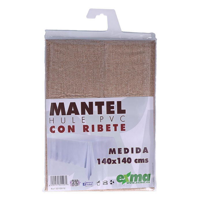 Exma Mantel de hule ribeteado cuadrado 140 x 140 cm modelos variados
