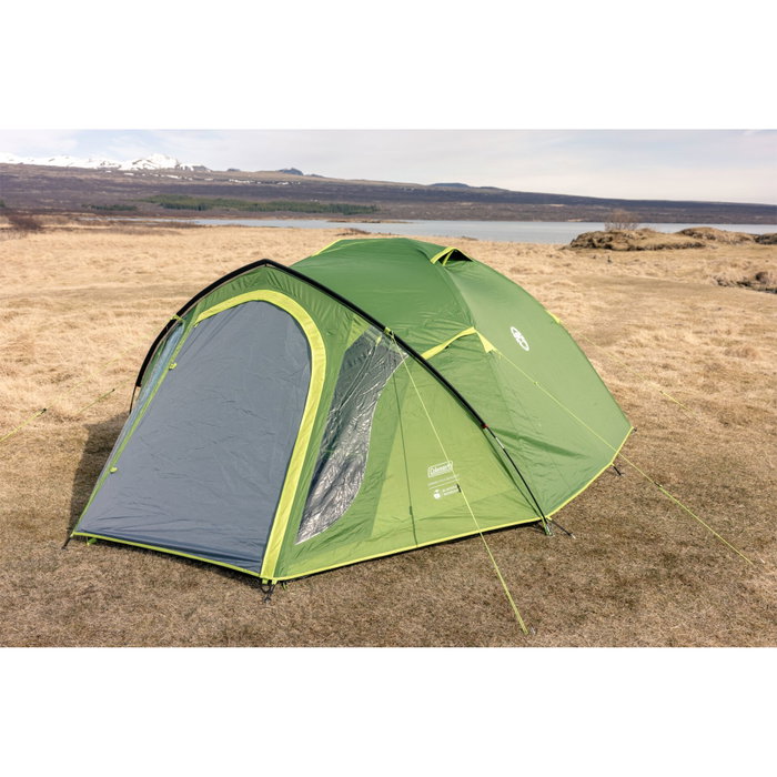 Coleman Darwin 4 Plus Blackout Tienda de campaña para 4 personas, Verde Coleman Darwin 4 Plus Blackout Tienda de campaña para 4 personas, Verde