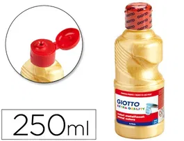 Giotto Tempera liquida escolar 250 ml metalizada oro