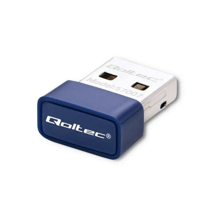 Qoltec Mini Adaptador Inalámbrico WiFi Standard N y BT 4.0 USB Qoltec Mini Adaptador Inalámbrico WiFi Standard N y BT 4.0 USB