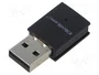 Qoltec Mini Adaptador Inalámbrico WiFi Standard N y BT 4.0 USB