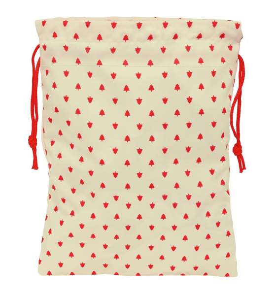 Safta Saquito Plano Arbolitos Merry Xmas 26x34x1cm