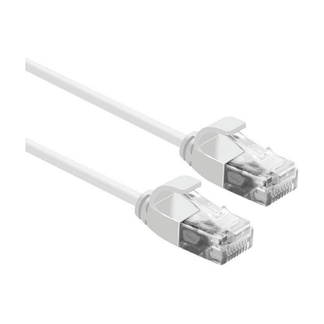 ROLINE Patchkabel Cat.6A (Class EA) slim 0,3 m Blanco ROLINE Patchkabel Cat.6A (Class EA) slim 0,3 m Blanco