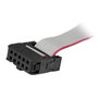 Startechcom Placa para Ranura Serie DB9 Macho 9 Pines a Cabezal IDC 10 Pines PLATE9MLP para Ordenador Perfil Bajo