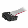 Startechcom Placa para ranura serie macho de 9 pines a IDC de 10 pines