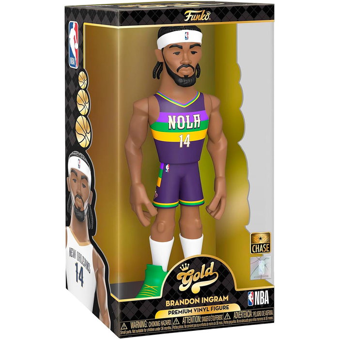 Funko Pop NBA Brandon Ingram Figura Vinilo Gold 12" 69342