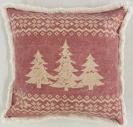 DKD Home Decor Manta de Poliéster Abeto Rosa y Blanco 130x170 cm