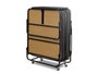 Hanah Home Cama Plegable con Colchón 15 cm, Estructura Metálica, 90x204 cm
