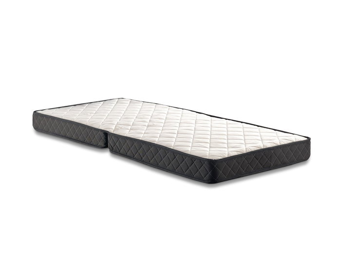 Hanah Home Cama Plegable con Colchón 15 cm, Estructura Metálica, 90x204 cm