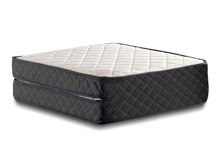 Hanah Home Cama Plegable con Colchón 15 cm, Estructura Metálica, 90x204 cm