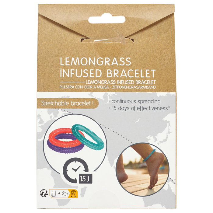 Jet Lag Pulsera Elástica Citronela Antimoustique Repelente de Insectos Jet Lag Pulsera Elástica Citronela Antimoustique Repelente de Insectos