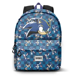 KARACTERMANIA Mochila urbana Sonic the Hedgehog Plus Action Azul 44x30x18cm<|image>