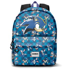 KARACTERMANIA Mochila urbana Sonic the Hedgehog Plus Action 43cm adaptable a trolley, resistente al agua y manchas