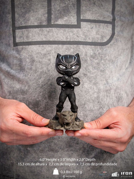 The Infinity Saga Minifigura Mini Co. PVC Black Panther 15 cm