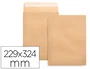 Liderpapel Bolsa N 7 Kraft DIN C4 229x324 mm Tira de Silicona 25 Unidades