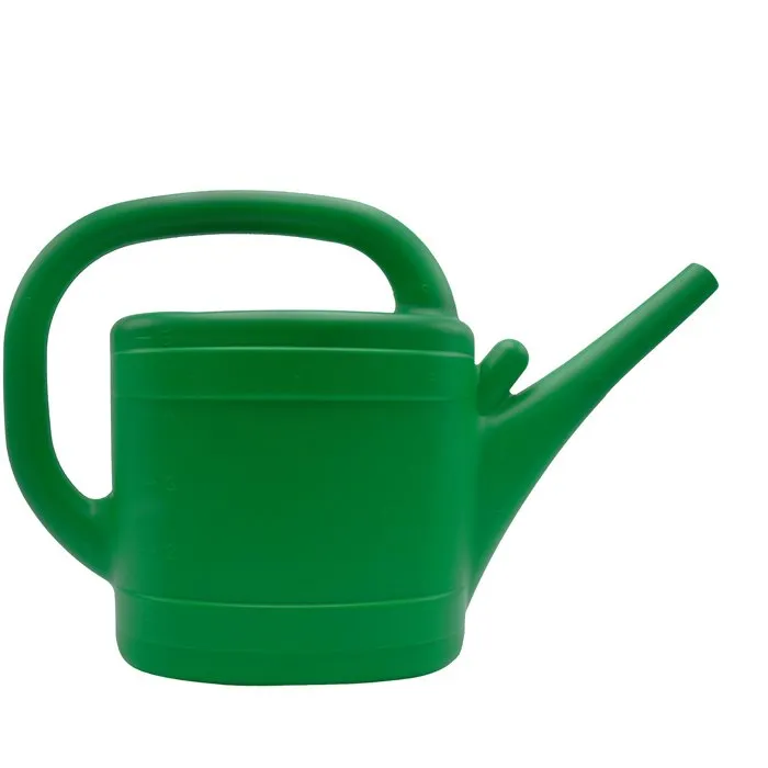 Nature Regadera de Riego para Jardín, Rosa, Plástico, 5 Litros, Verde