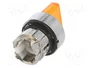 SCHNEIDER ELECTRIC Interruptor rotativo Harmony XB4 naranja 22mm