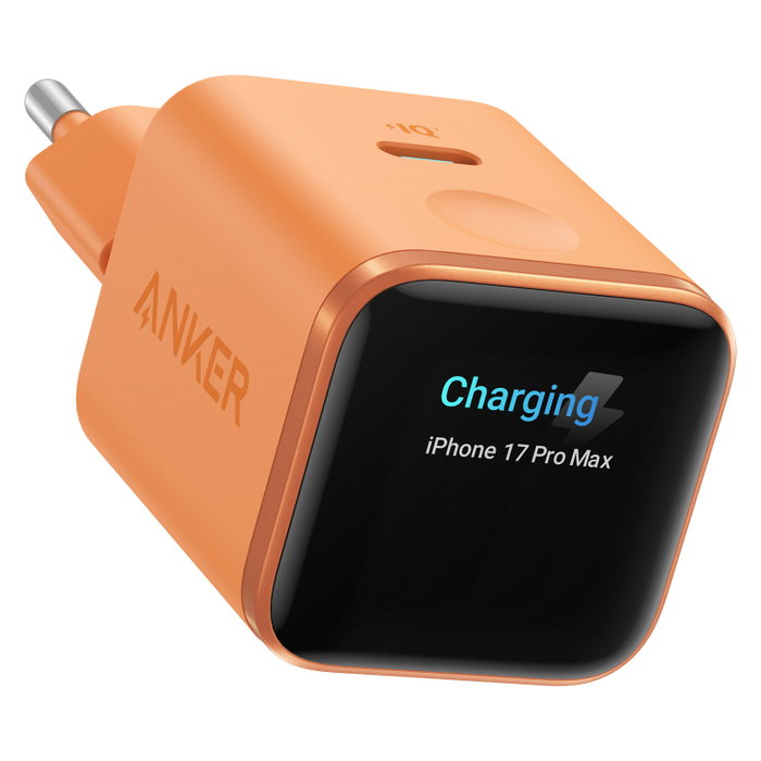 Anker Nano Cargador Rápido Naranja con USB-C Anker Nano Cargador Rápido Naranja con USB-C