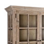 Ixia Vitrina de madera de pino para salón 120 x 40 x 195 cm