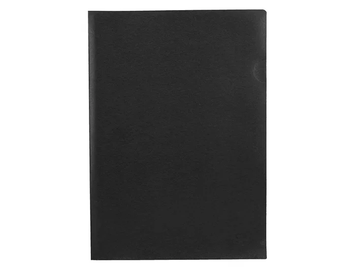 Liderpapel Carpeta Dossier Uñero Negro Opaco A4 20 Hojas