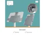 Nobo Atril de suelo Impression Pro para tablet 420x1190x300 mm