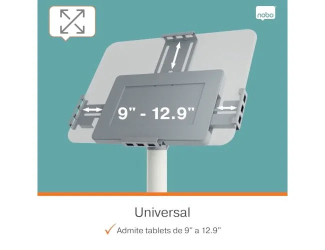 Nobo Atril de suelo Impression Pro para tablet 420x1190x300 mm