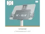 Nobo Atril de suelo Impression Pro para tablet 420x1190x300 mm