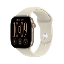 Apple Watch Series 12 GPS 46 mm Aluminio Dorado Claro con Correa Deportiva Arena M/L