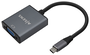 Aisens Conversor USB-C a VGA Aluminio Gris 15cm A109-0691