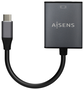 Aisens Conversor USB-C a VGA Aluminio Gris 15cm A109-0691