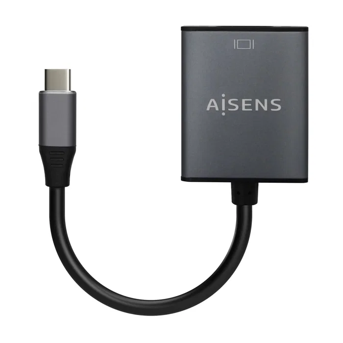 Aisens Conversor USB-C a VGA Aluminio Gris 15cm A109-0691 Aisens Conversor USB-C a VGA Aluminio Gris 15cm A109-0691