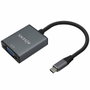 Aisens Conversor USB-C a VGA Aluminio Gris 15cm A109-0691