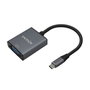 Aisens Conversor USB-C a VGA Aluminio Gris 15cm A109-0691