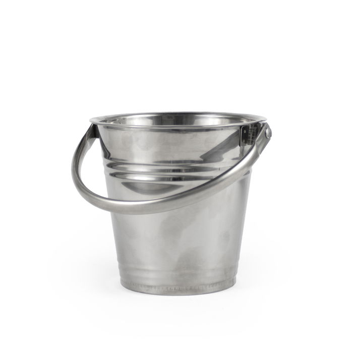 My Bar Cubo para Servir Hielo de Acero con Asa 1L - 12.8x12.4 cm (12 Unidades) My Bar Cubo para Servir Hielo de Acero con Asa 1L - 12.8x12.4 cm (12 Unidades)