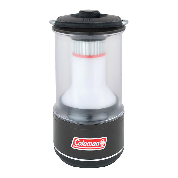 Coleman 360 Linterna de Camping a Pilas LED, 600 Lumen, IPX4, Color Negro y Blanco, Baterías D, 40000 Horas, 494 g