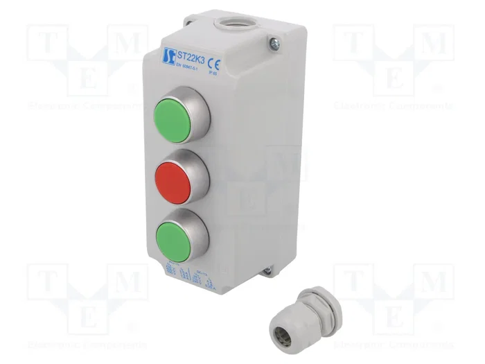 SPAMEL ST22 Casete de control con 3 botones SPAMEL ST22 Casete de control con 3 botones