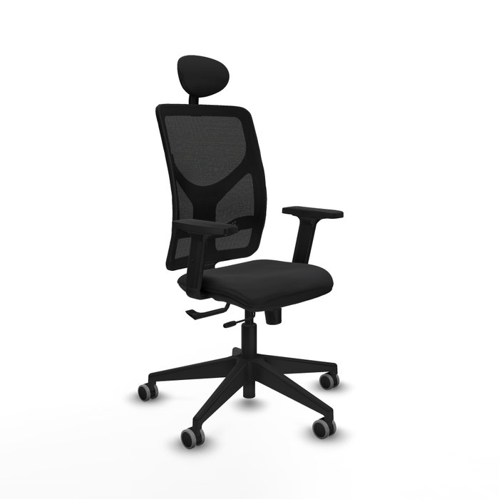 PIQUERAS Y CRESPO Silla de oficina Motilla con mecanismo Sincro/Traslack Negra PIQUERAS Y CRESPO Silla de oficina Motilla con mecanismo Sincro/Traslack Negra