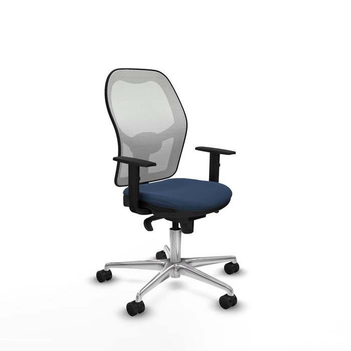 PIQUERAS Y CRESPO Silla de oficina Jorquera Azul marino y Blanco PIQUERAS Y CRESPO Silla de oficina Jorquera Azul marino y Blanco