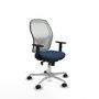 PIQUERAS Y CRESPO Silla de oficina Jorquera Azul marino y Blanco